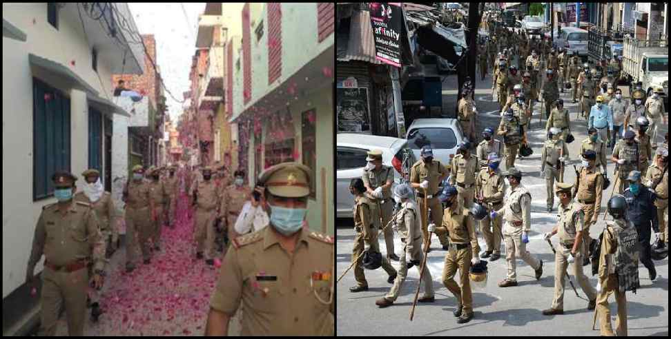 Banbhulpura Seal: Welcome corona warriors by pouring flowers in banbhulpura