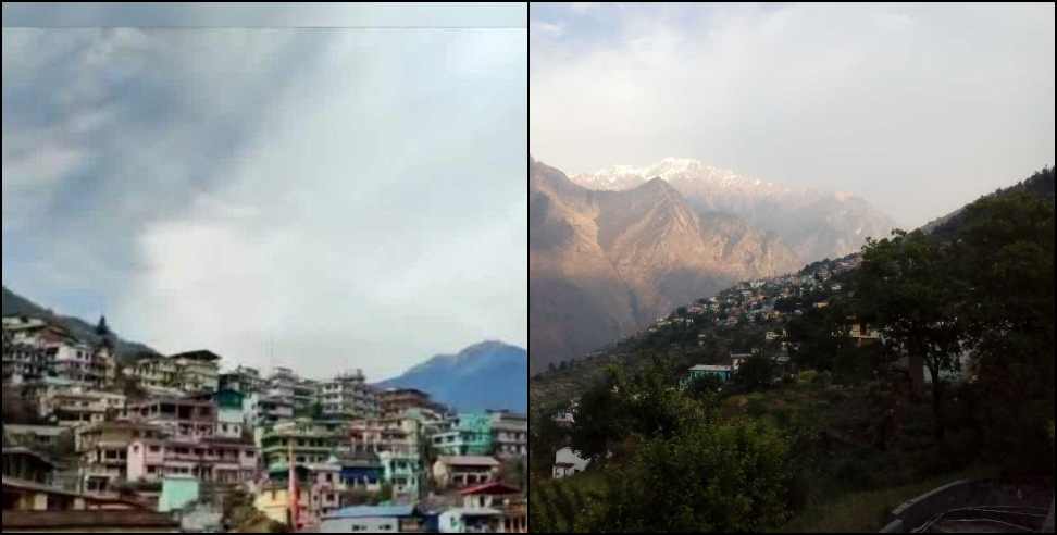 joshimath weather news: uttarakhand joshimath sinking weather report 9 december