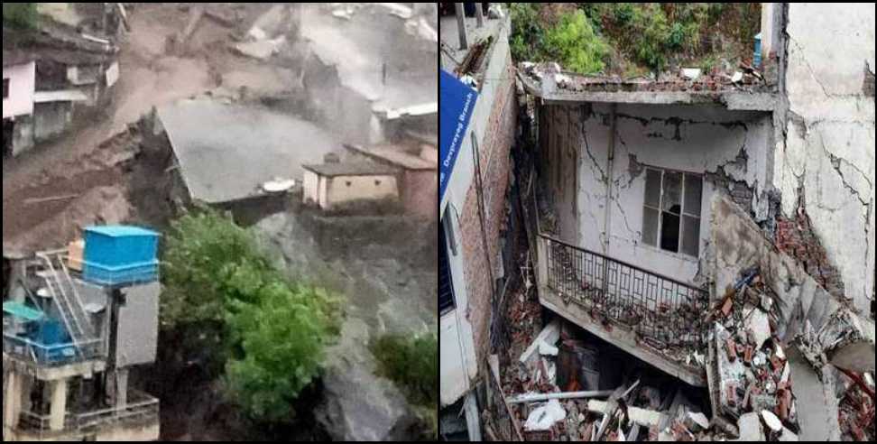 Devprayag cloud burst: Destruction due to cloudburst in Devprayag