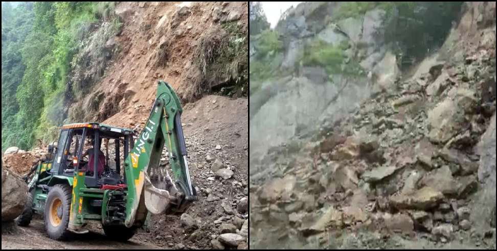 Uttarakhand Rain: Rishikesh-Gangotri Highway closed due to landslide