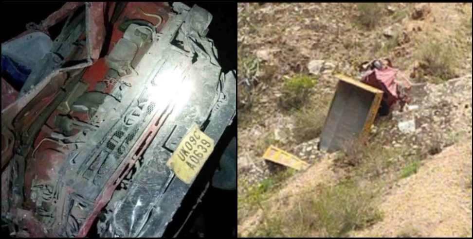 Tehri Garhwal News: A dumper fell into a ditch in Tehri Garhwal