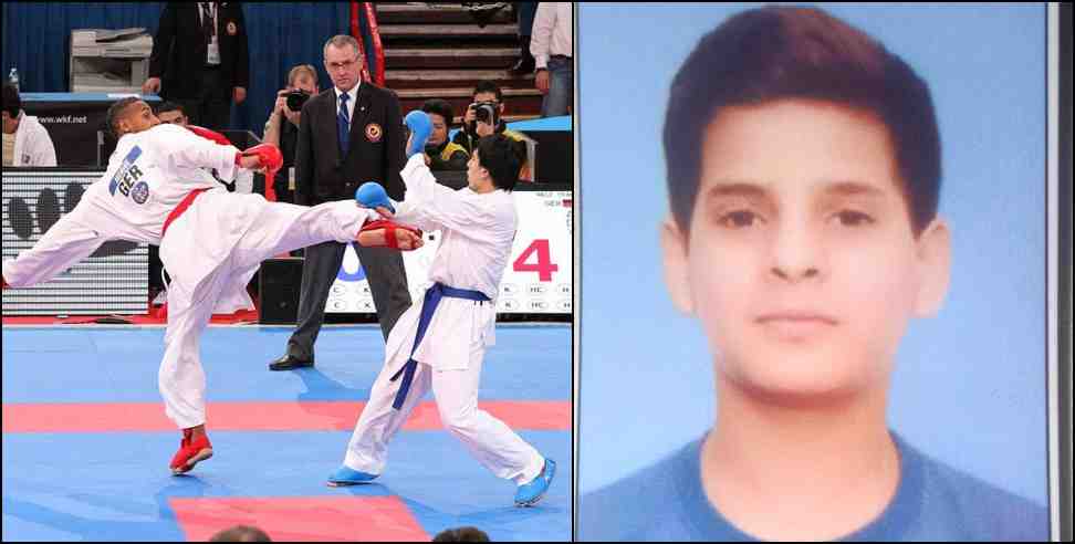 sarthak semwal tehri garhwal karate: Sarthak Semwal Won Silver Medal in International Karate Championship