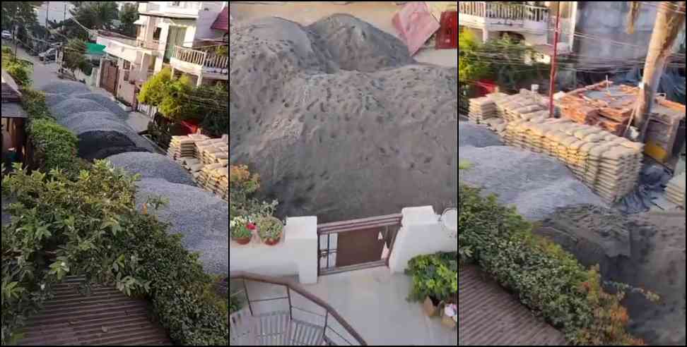 Dehradun viral video: Residents House Arrest After Road Blocked by Construction Material