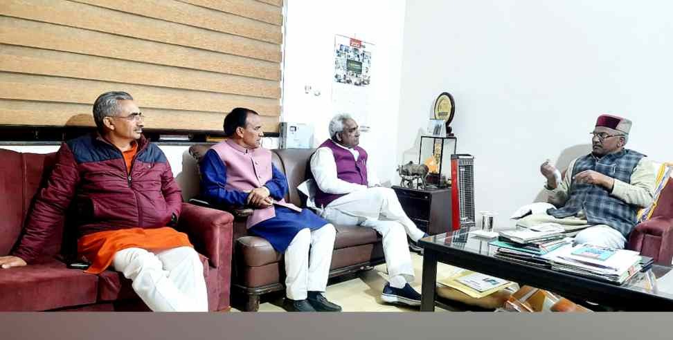Uttarakhand Assembly Elections: Dhan Singh Rawat Madan Kaushik Sunil Uniyal met Trivendra Singh Rawat