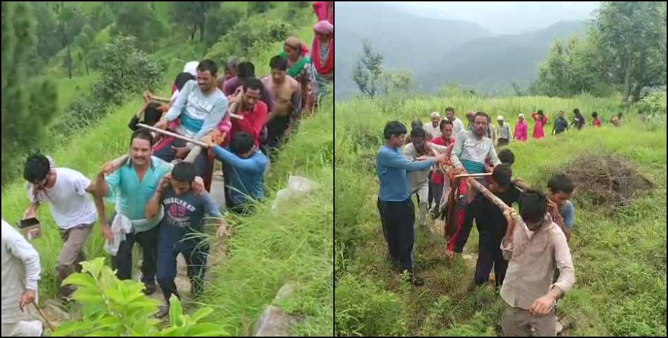 Development Claims Exposed: Injured Villager Carried on a Doli in Champawat