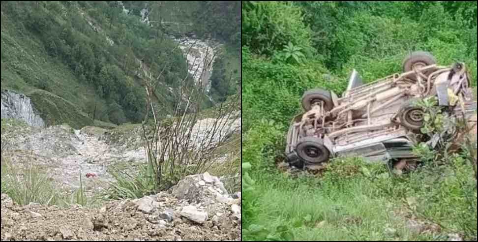 tehri garhwal bolero hadsa: Bolero fell into ditch in Tehri Garhwal 2 died