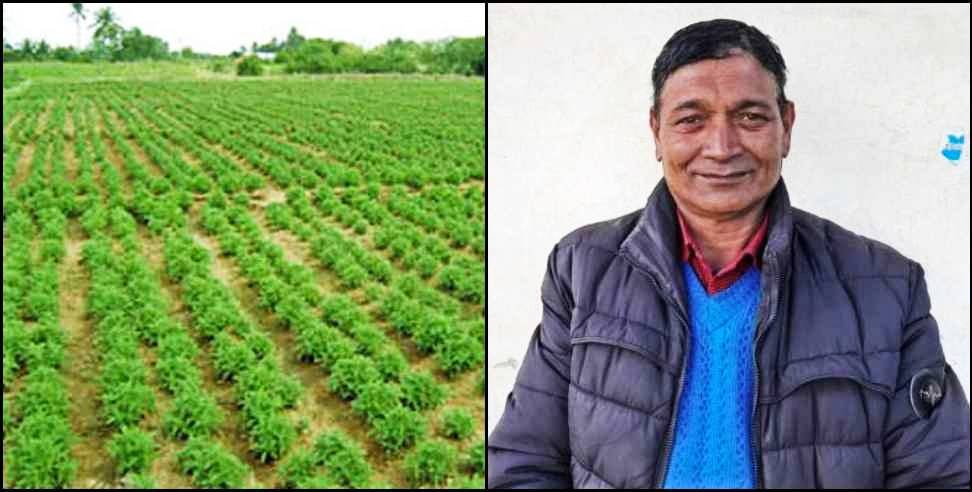 Self Employment Success Story of Devendra Singh Negi Farmer in Chamoli