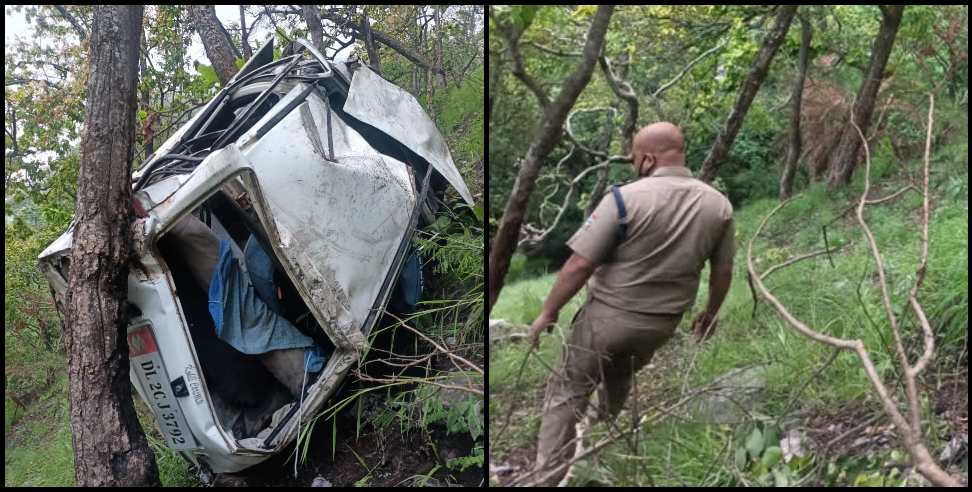 Car in Almora ditch: Car fell into deep gorge in Almora