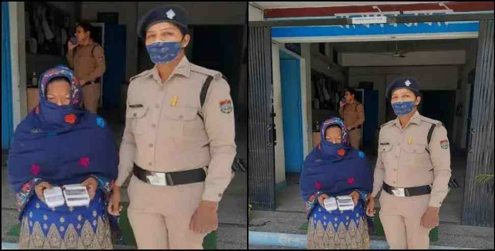 haridwar women smuggler smack: Woman smuggler arrested with smack of 4 lakhs in Haridwar