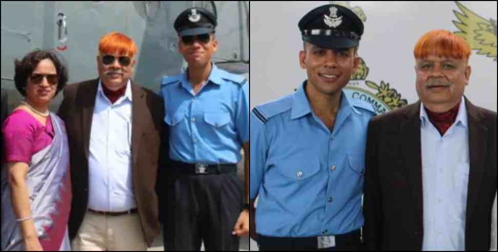 haldwani harshit lohani: Haldwani Harshit Lohani Airforce Flying Officer