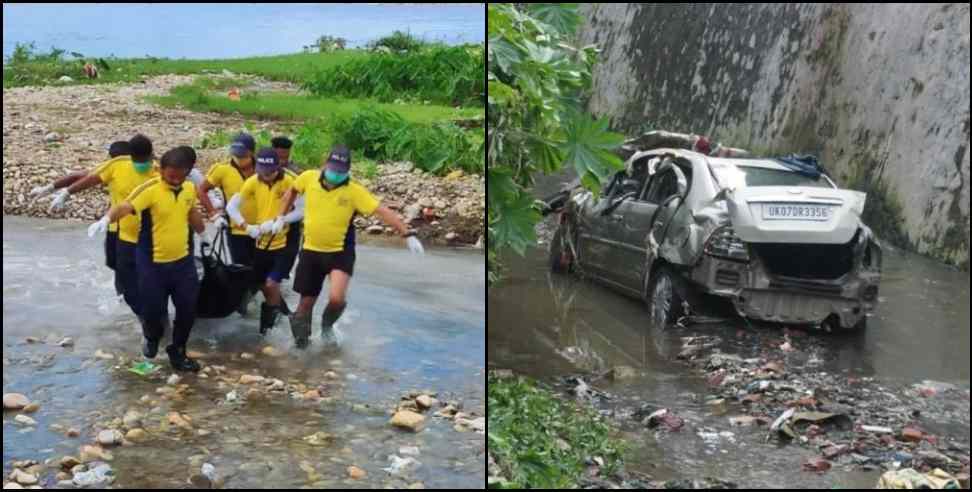 dehradun car drain: One dead as Dehradun car flows into drain