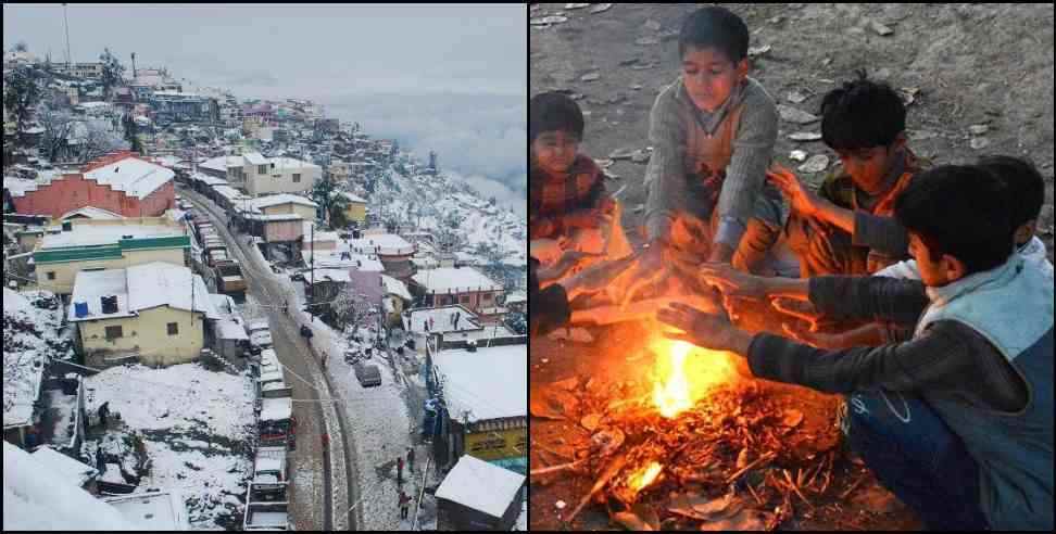 uttarakhand weather report 12 december: uttarakhand weather report 17 december