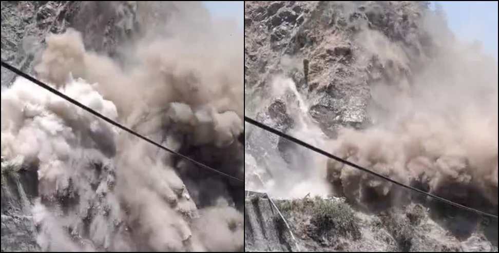 Chamoli landslide news: Massive Landslide Hits Niti-Malari Highway in Chamoli