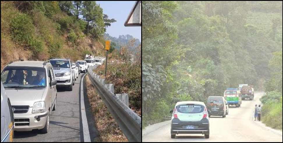 haldwani route plan: New route plan from Haldwani to Nainital Pithoragarh Almora