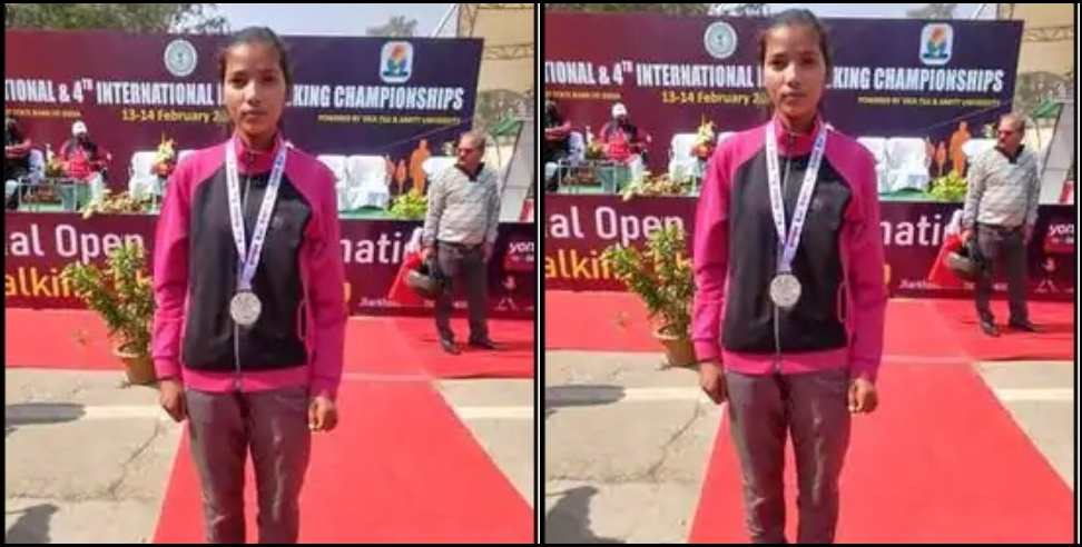 Kashipur News: Payal of Kashipur won silver in National Athletes Championship