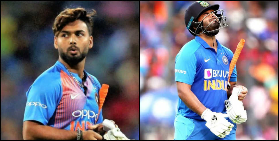 Rishabh pant: Rishabh pant out from Rajkot odi due to head injury against Australia