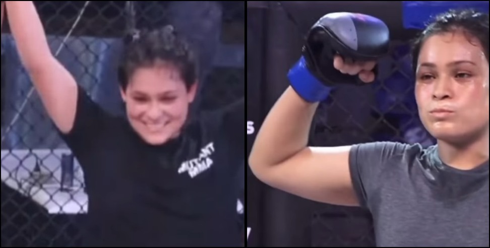 Chamoli Girl Swati Badwal Won Her First MMA Match