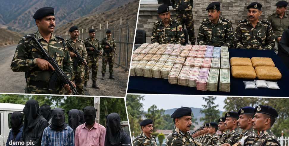 SSB Action: SSB Action India Nepal Bhutan Border Fake Currency Human Trafficking