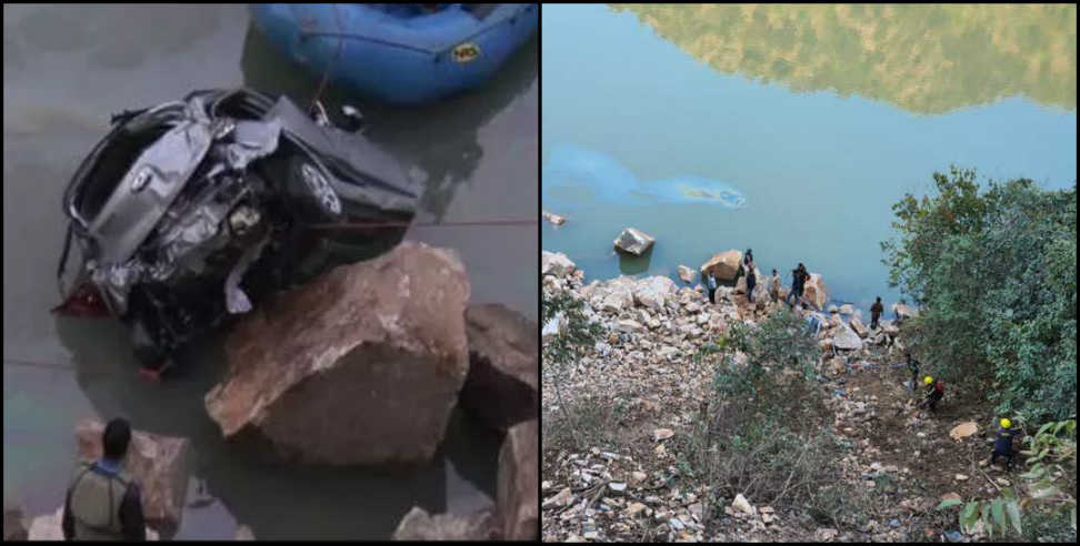 कलियासौड़: Car falls in river on badrinath highway