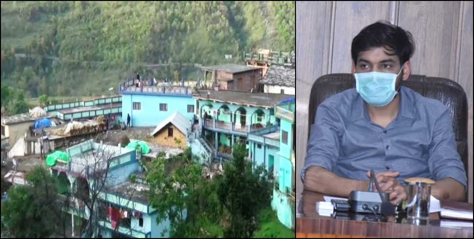 Uttarkashi Corona Case: dhungi village of Uttarkashi sealed after coronavirus case