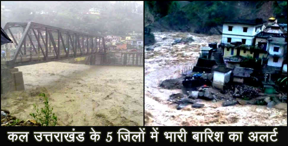 उत्तराखंड न्यूज: weather forecast uttarakhand five districts