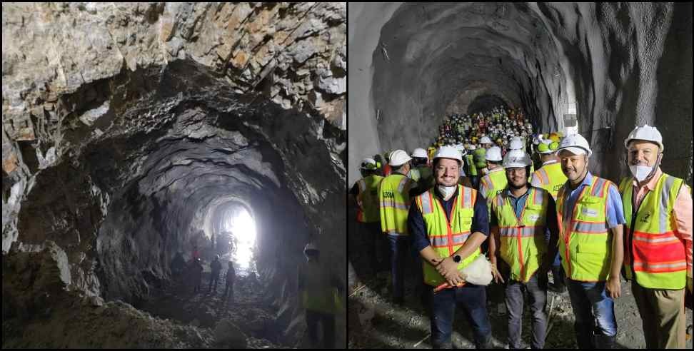 Rishikesh Karanprayag Rail Line: Rishikesh Karanprayag Rail Line 3 km tunnel work done