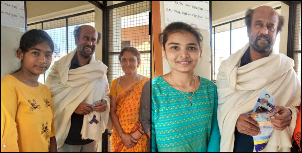 Superstar rajinikanth: Superstar rajinikanth arrives at his guru swami dayanand saraswati ashram