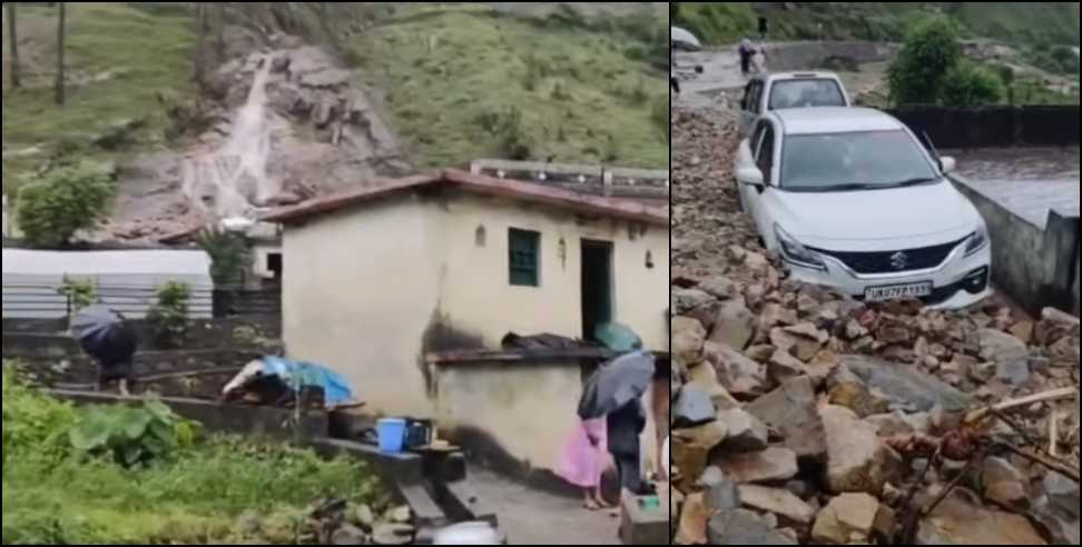 Landslide in Saklana: Ten workers missing in Saklana of Tehri Garhwal