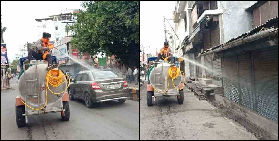 Coronavirus in uttarakhand: Market closed in Haldwani