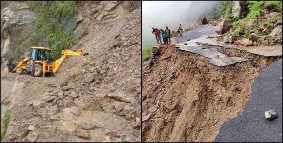 82 roads blocked in Uttarakhand due to heavy rains