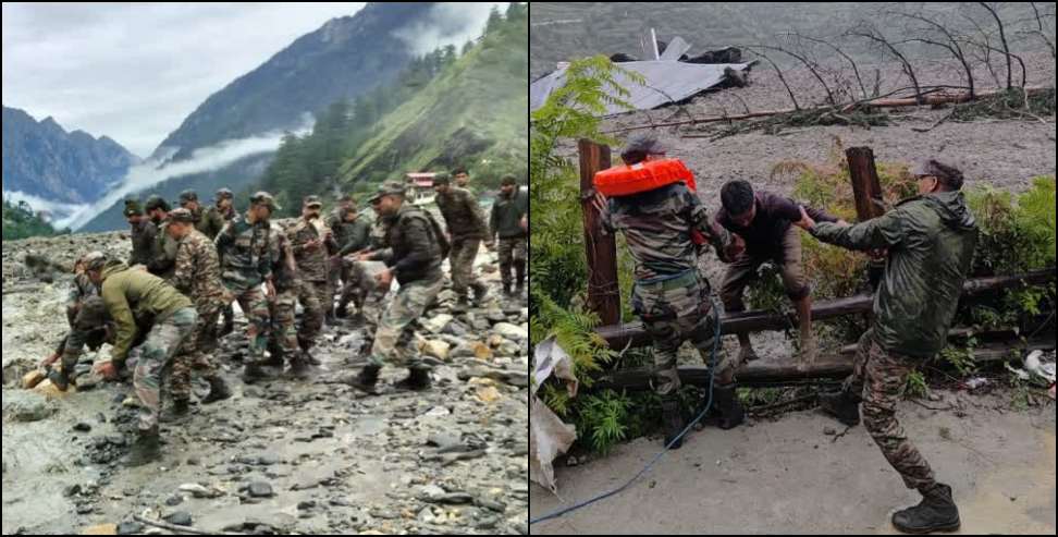 Cloudburst in Dharali: 9 soldiers and 10 others still missing in Dharali Disaster