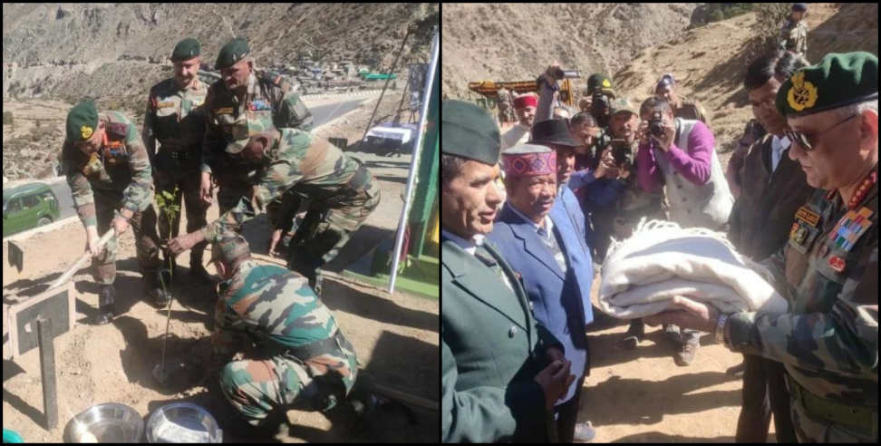 Army chief bipin rawat: Army chief bipin rawat arrives at malaria village on indo-china border