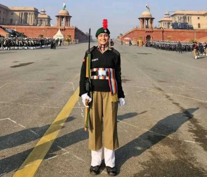 Anjali Rawat in Republic Day Kartavya Path parade