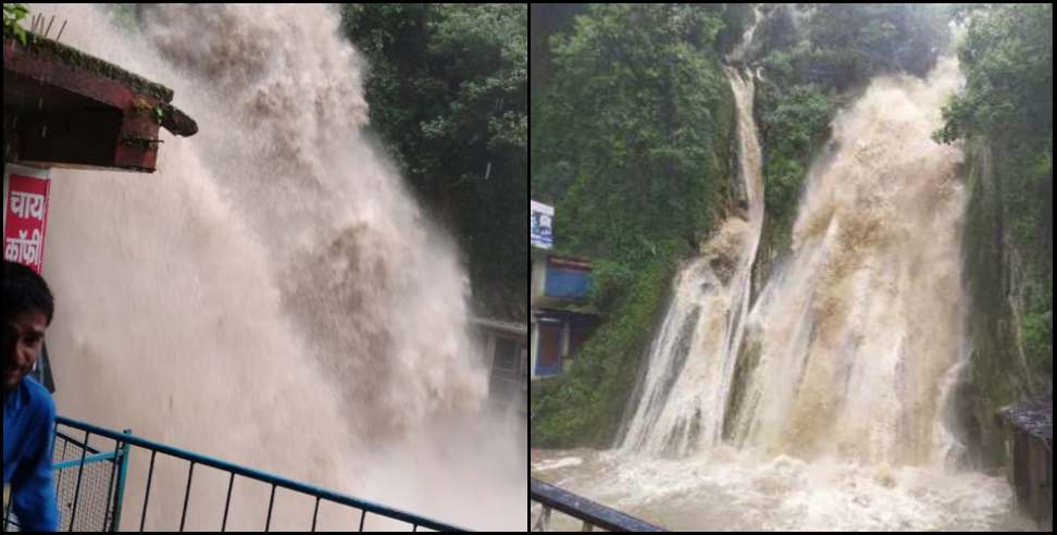 Kempty fall overflow: Kempty fall overflow in mussoorie