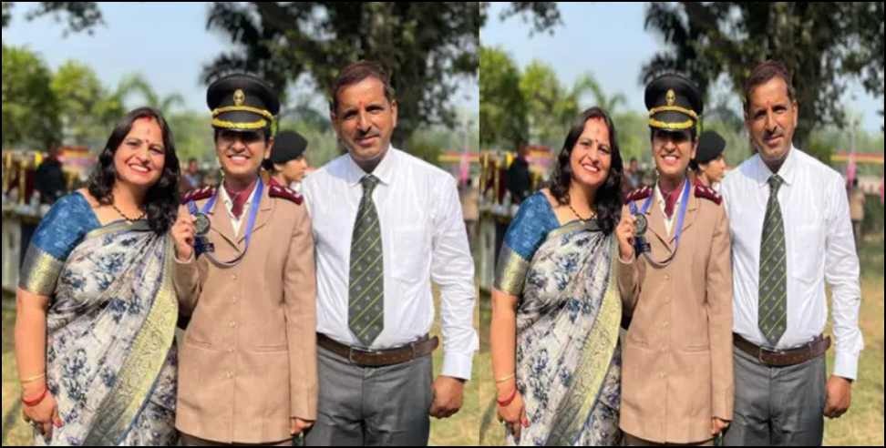 Almora Manisha Kandpal became Lieutenant in Indian Army