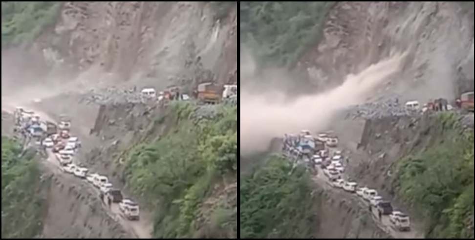 Rishikesh Badrinath Highway Landslide: Landslide on Rishikesh Badrinath Highway