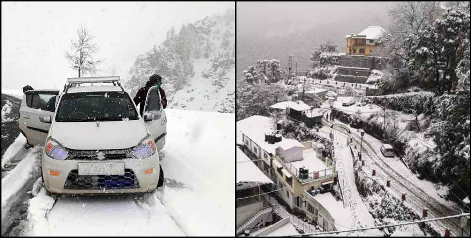 Uttarakhand Snowfall rain: Snowfall rain breaks 9 year record in Uttarakhand