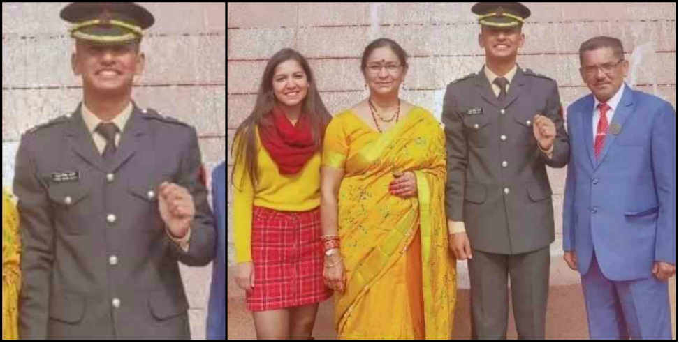 Vivek singh khati: Vivek singh khati became lieutenant in the Indian army