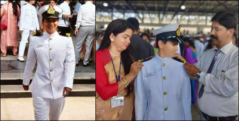 Nainika rautela Indian navy: Nainika rautela become sub lieutenant in Indian navy