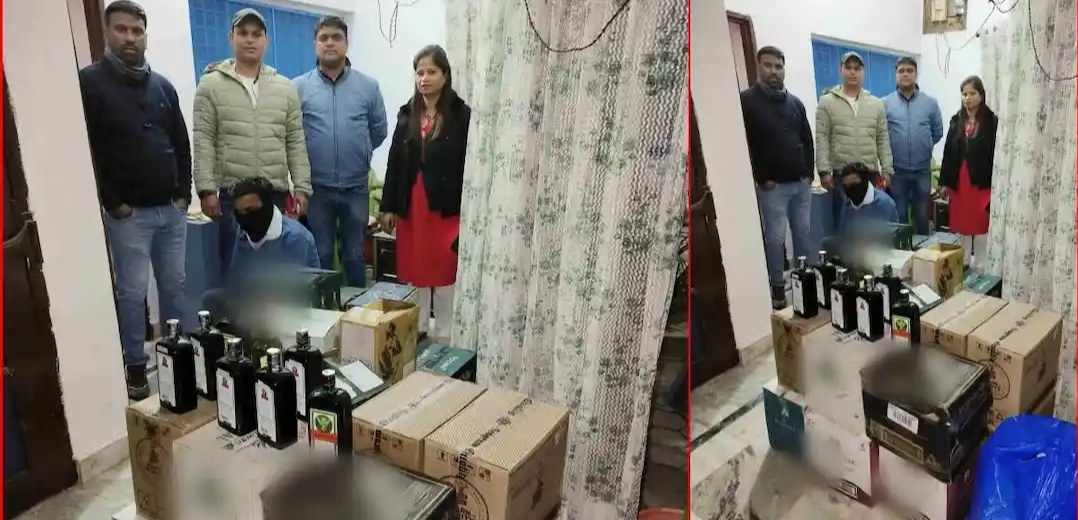 10 lakh illegal liquor recovered: illegal liquor recovered from Dehradun house