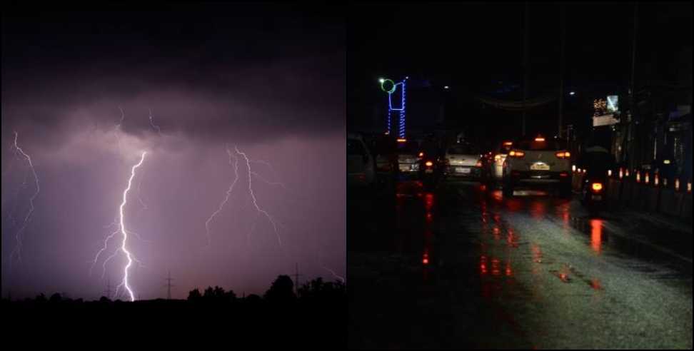 Dehradun news: Thunderstorms in dehradun vikasnagar