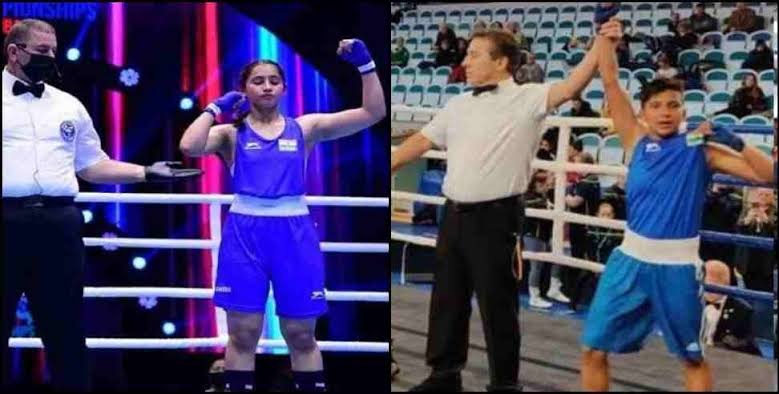 Nivedita karki gold medel: Nivedita karki and Nikita Chand won gold medel in boxing