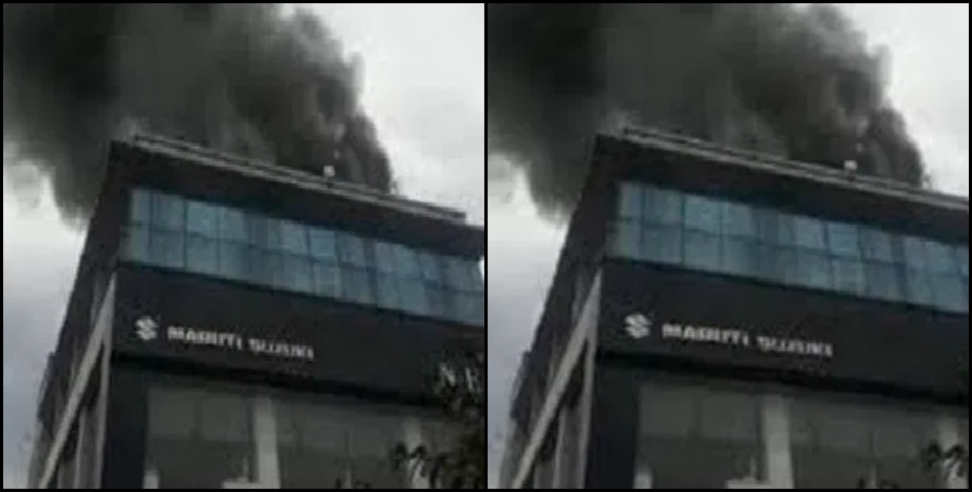 Fire in showroom: Fire in nexa car showroom