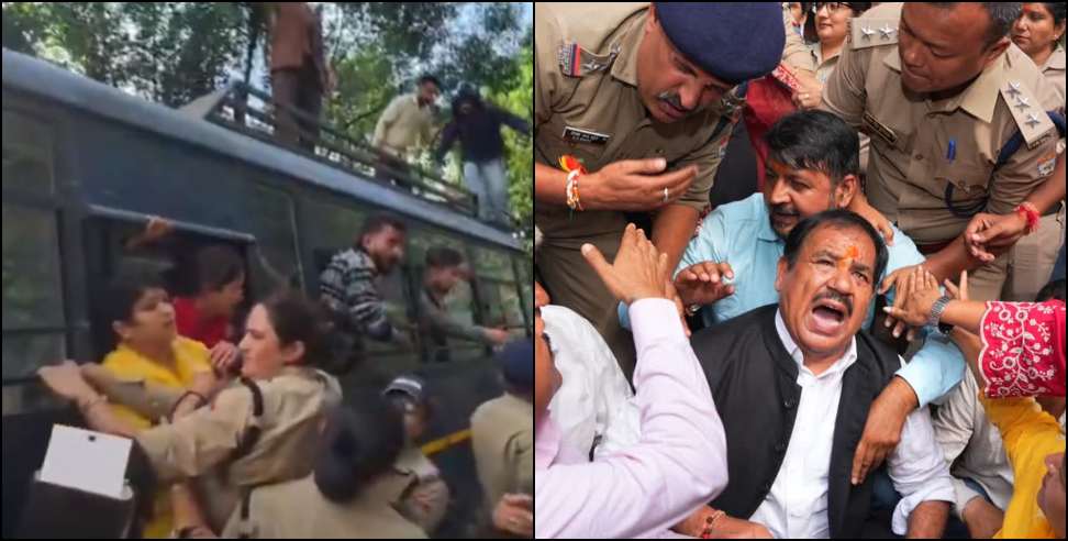 Ankita Bhandari Case: Congress Protests Over Ankita Bhandari Case in Uttarakhand