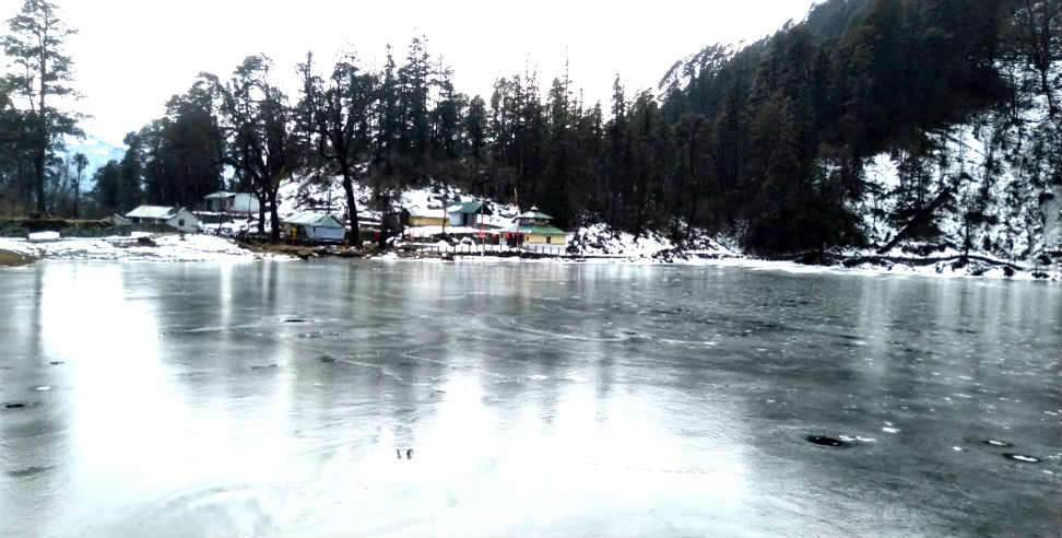 Uttarkashi: Dodital lake frozen in uttarkashi