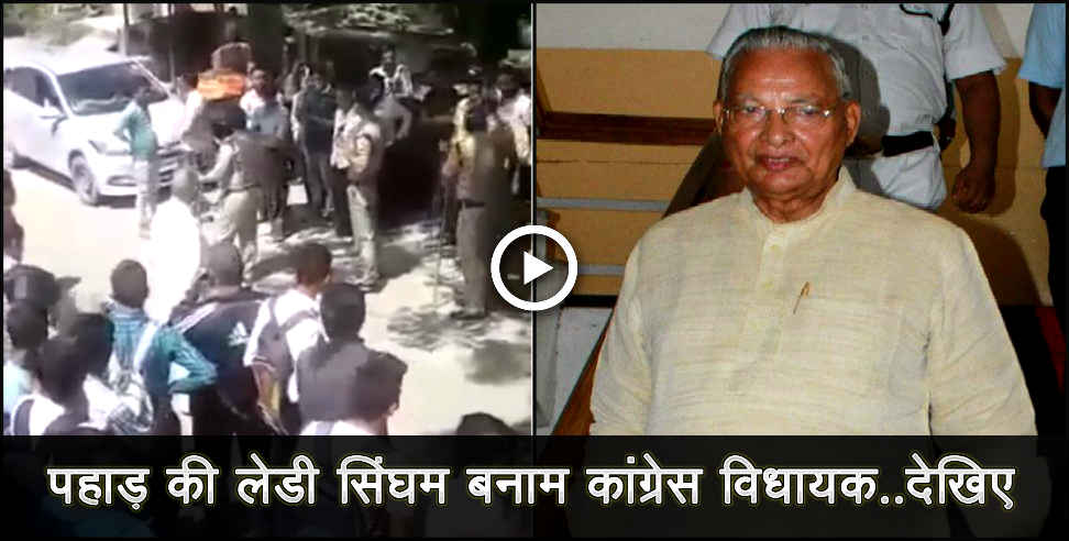 govind kunjwal: viral video of govind kunjwal and lady cop in uttarakhand