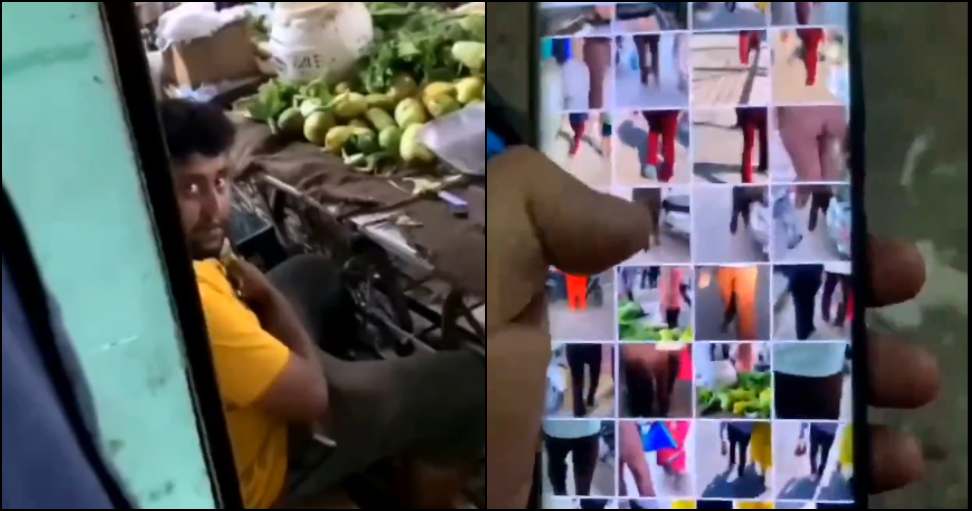 Vegetable vendor arrested: Vegetable vendor caught recording videos of women