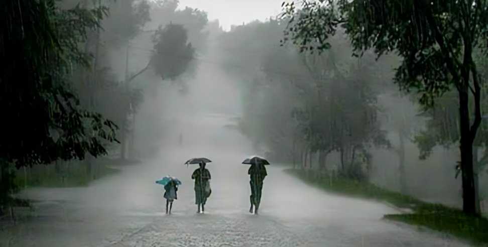 Heavy rain alert in 8 districts of Uttarakhand