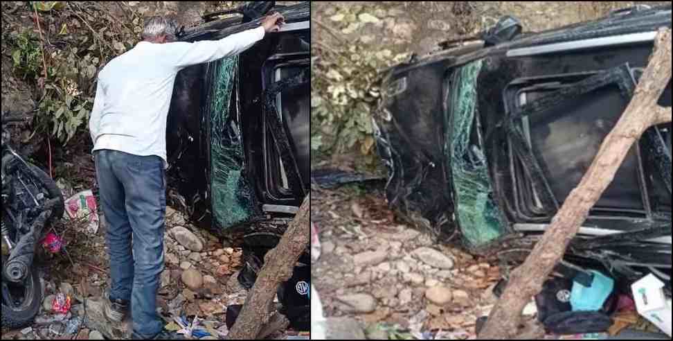 dehradun bride groom car bike hadsa: Car collided with bike in Dehradun two people died