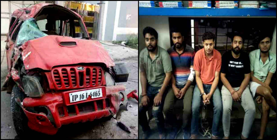 rash driving: student dies as overspeeding scorpio overturns in dehradun